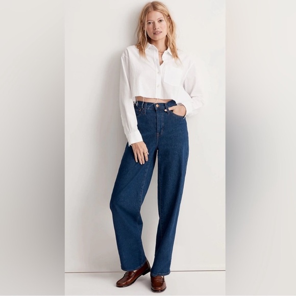 Madewell Denim - Madewell - The Tall Perfect Vintage Wide-Leg Jean in Fairdale Wash - BNWT
